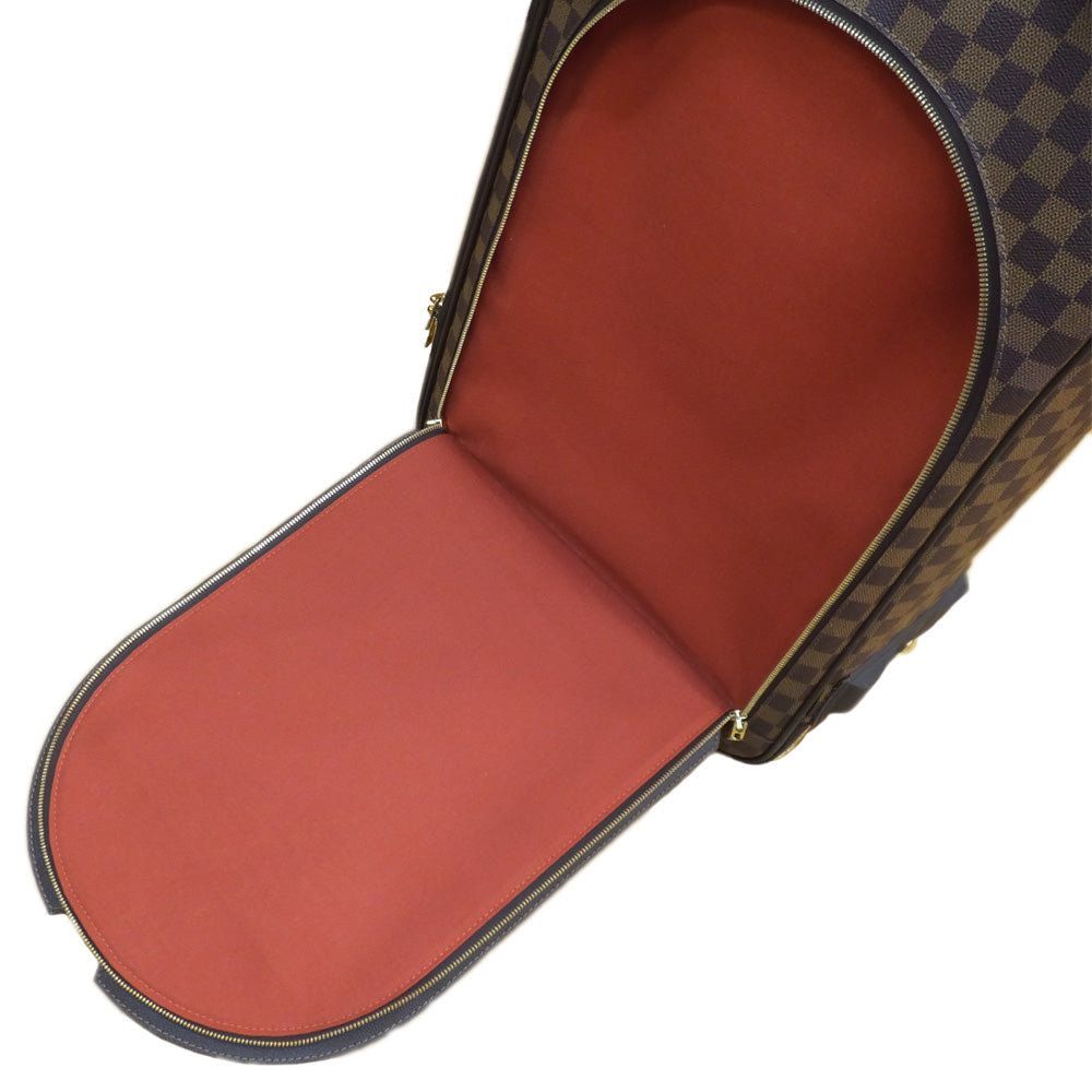 Louis Vuitton 55 Carry Case N23294 Travel Bag Damier Brown G  Linen Leather suitcase