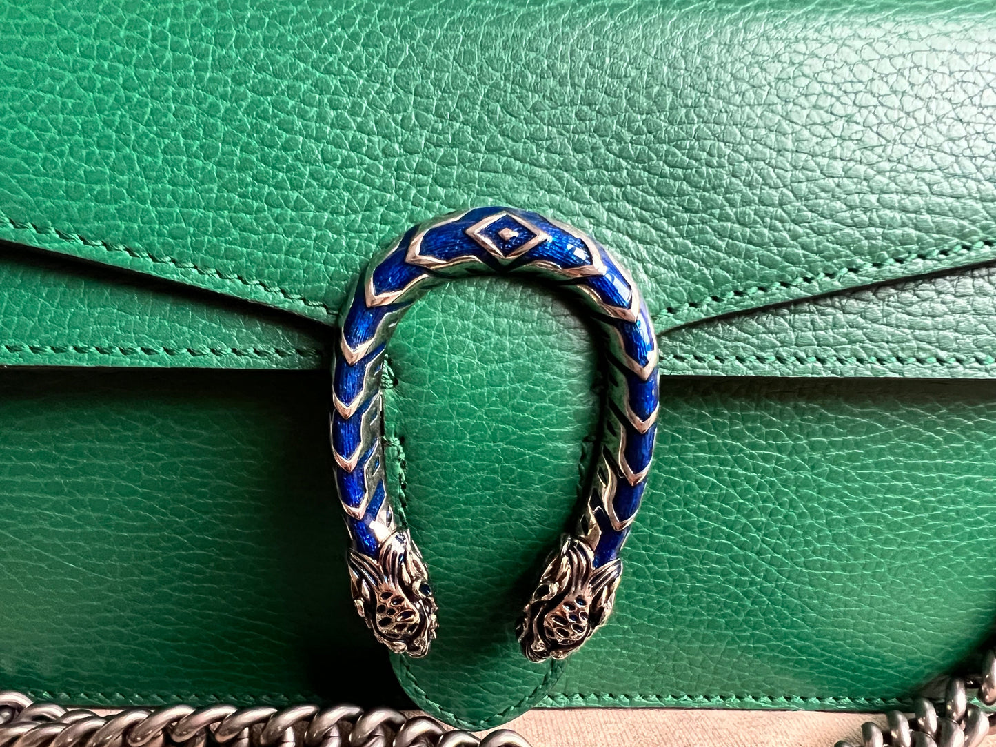Gucci Dionysus GG Green Small Shoulder Bag (RRP £2,670)