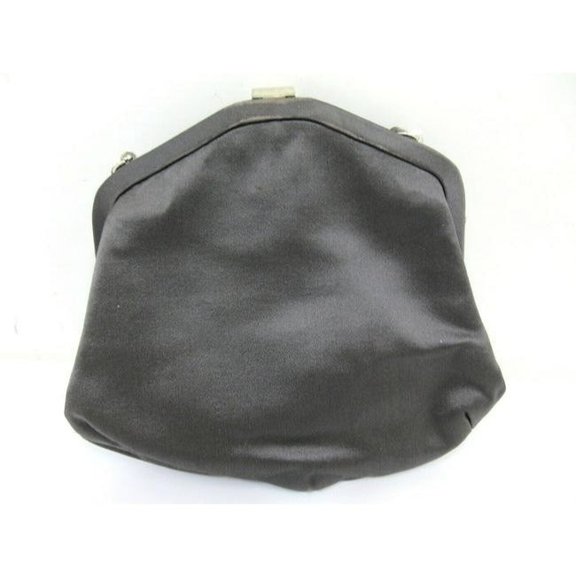 Gucci Evening W Early Enamel And Clasp Black Silkrhinestone Corde Shoulder Bag