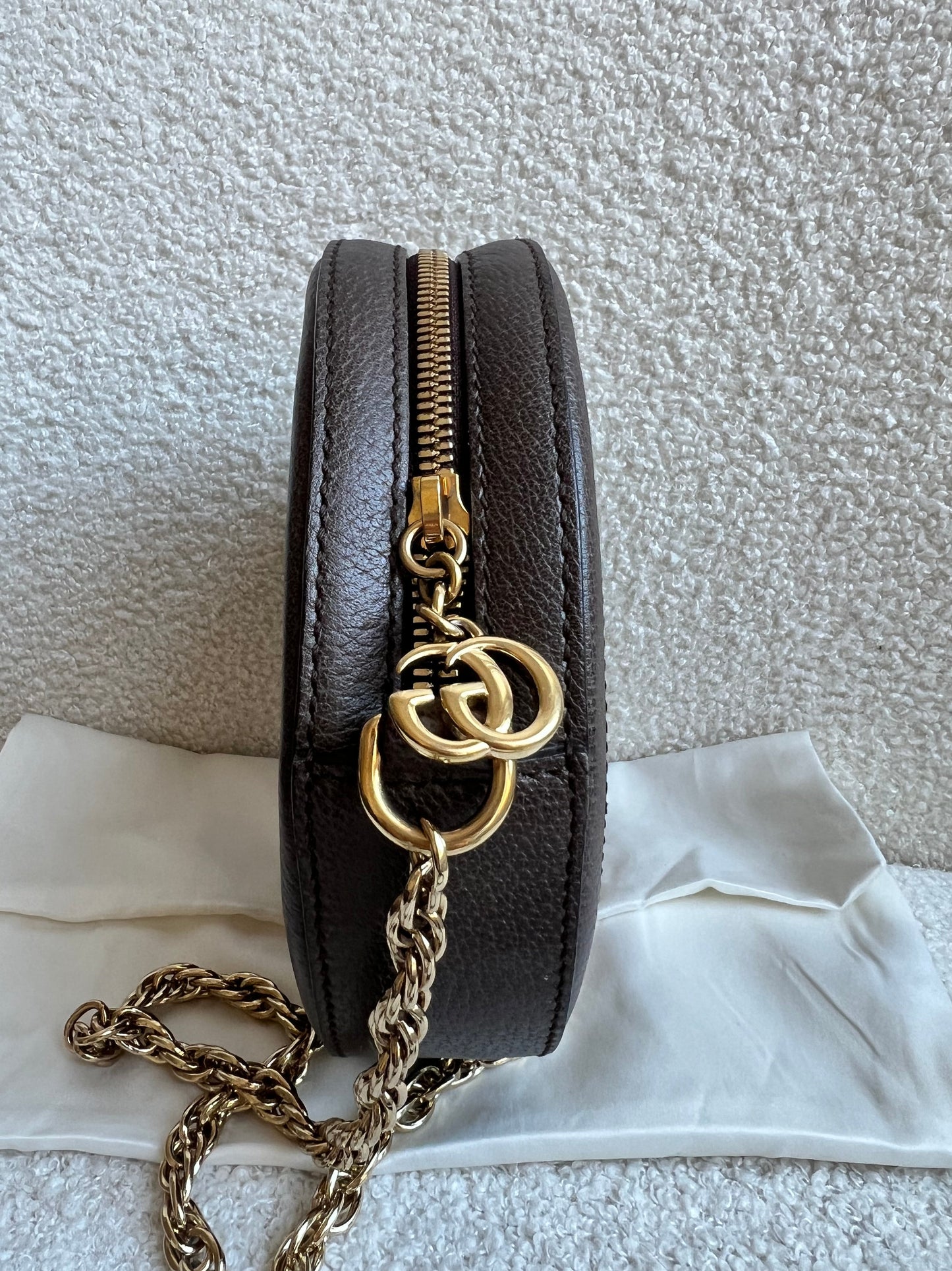 Gucci GG Ophidia Mini GG Round Shoulder Bag (RRP £1,270)