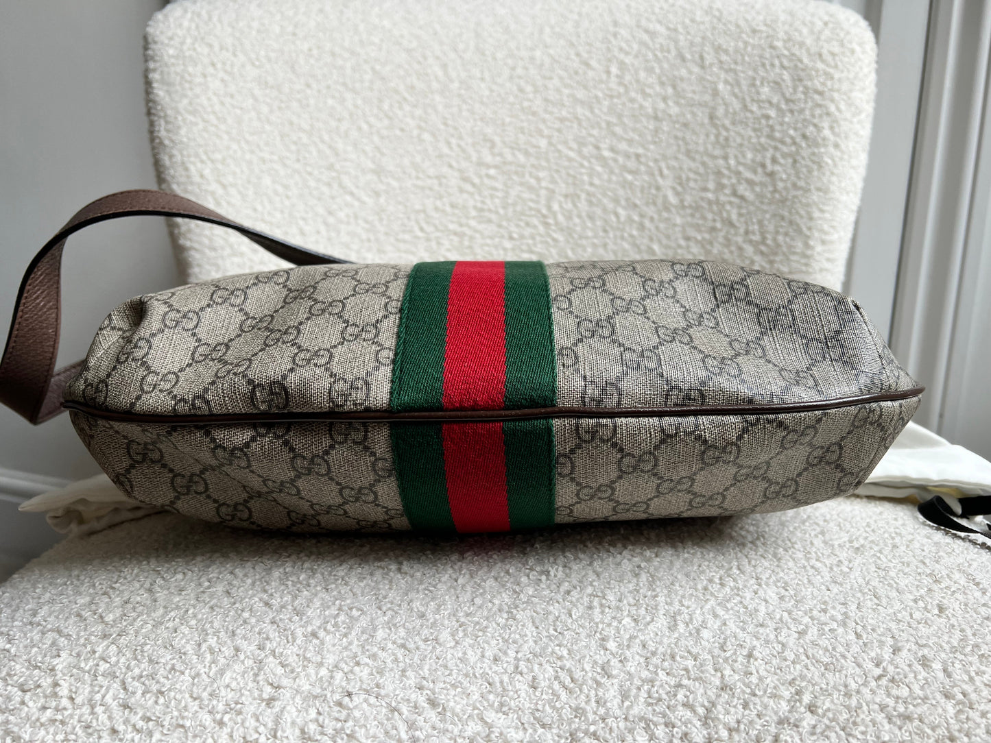 Gucci GG Supreme Ophidia Large Shoulder Bag (RRP £1090)