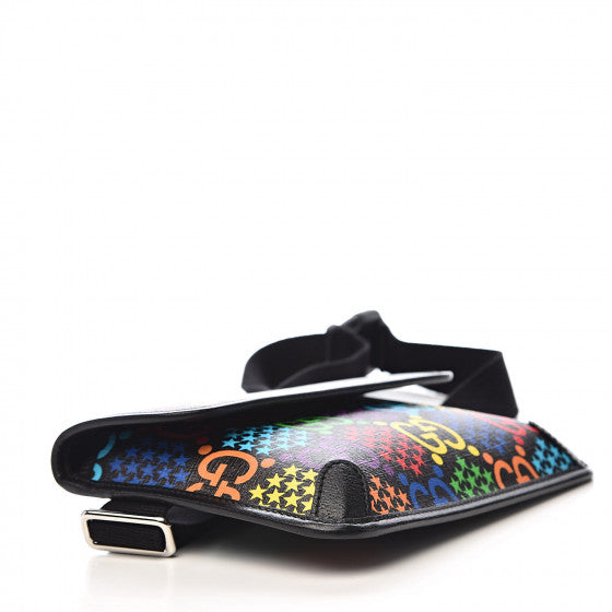 Gucci GG Monogram Psychedelic Belt Bag in Black