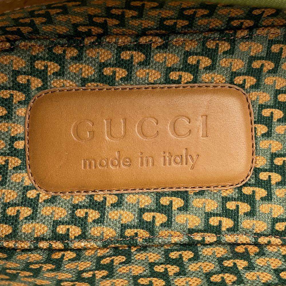 GUCCI Interlocking G slip-ons Green 574882 Velour Size #8