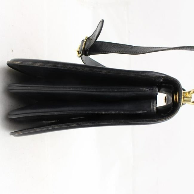 Gucci Vintage Midnight Blue Suede With Leather Trim Hobo Bag