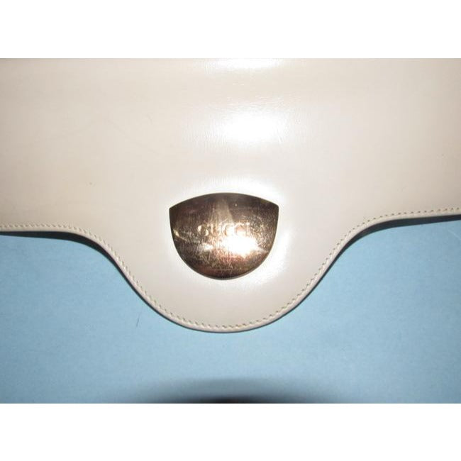 Gucci Envelope Top Stone Colored Leather Clutch