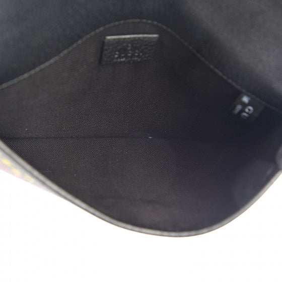 Gucci GG Monogram Psychedelic Belt Bag in Black