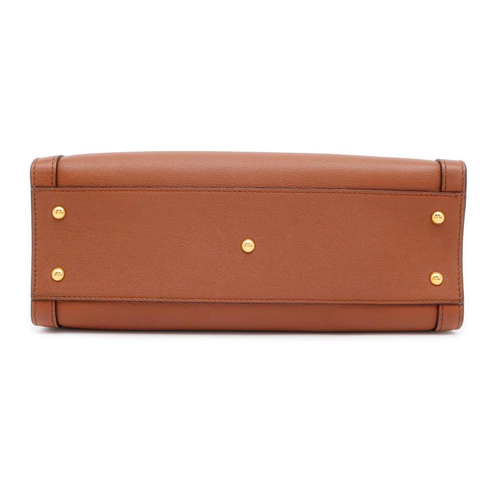 GUCCI Diana Bamboo Handle 2wayHandbag Brown 660195 Leather Size Small