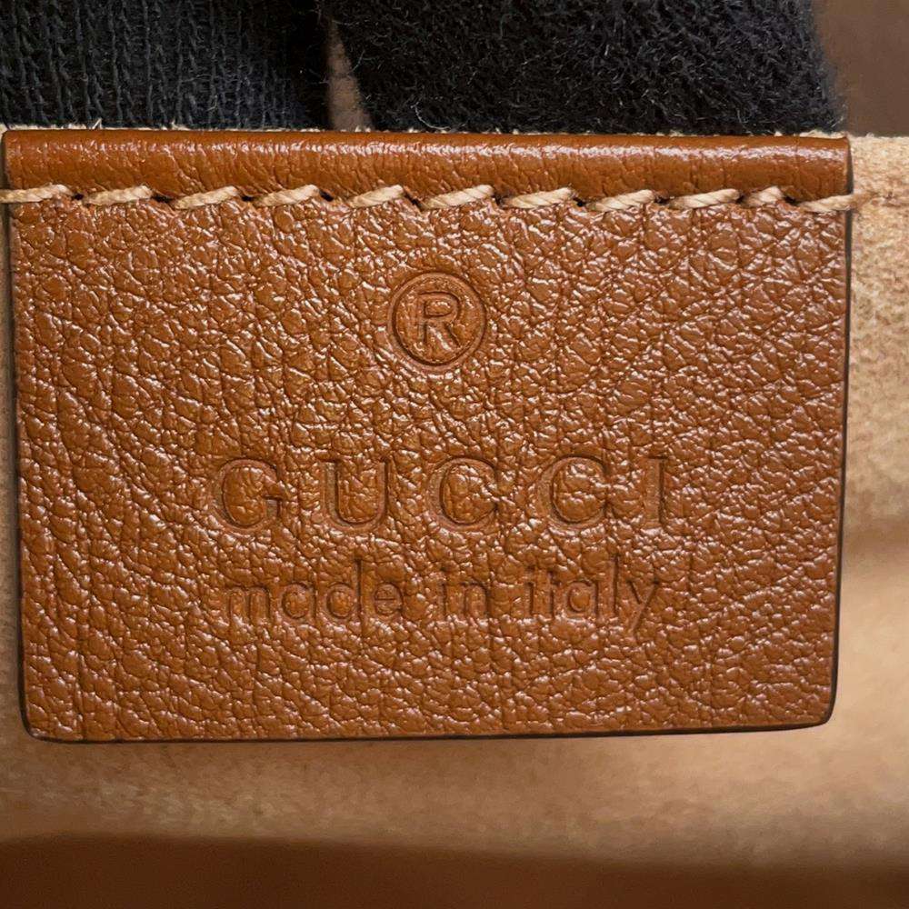 GUCCI Diana Bamboo Handle 2wayHandbag Brown 660195 Leather Size Small