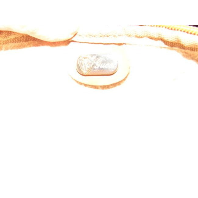 Gucci Vintage Purses Brown Patent Gg Canvas Clutch