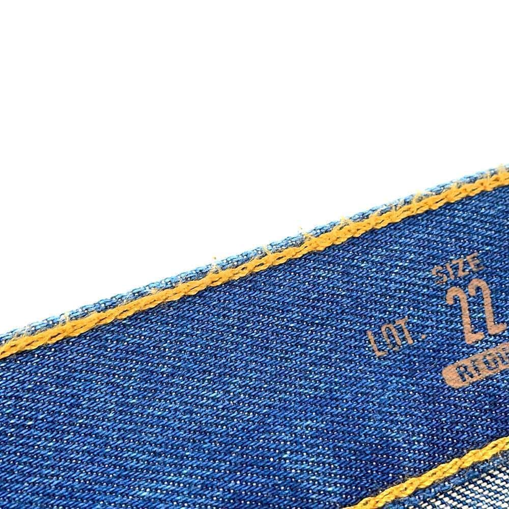 GUCCI Flower x Tiger Embroidery Denim Size 22 Blue 449577 Cotton100%