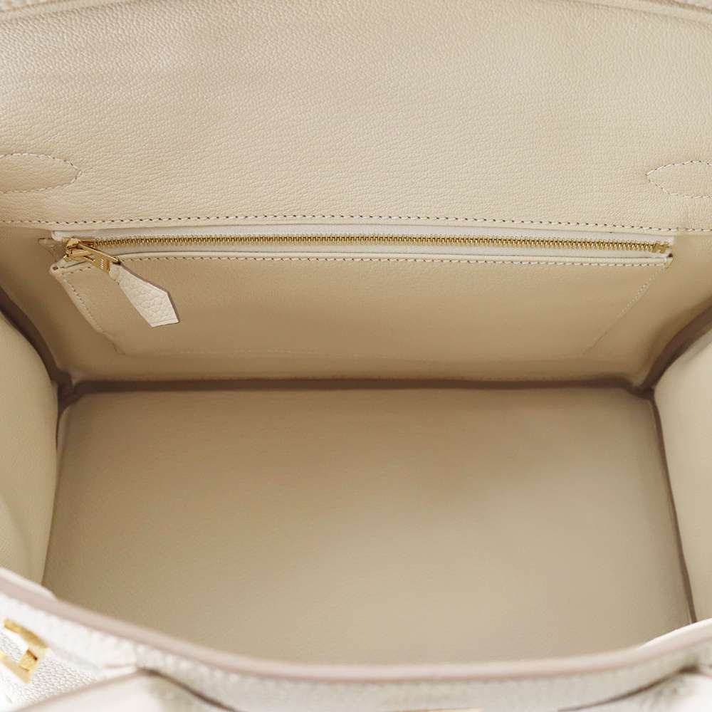 HERMES Birkin Craie Togo Leather Size 30