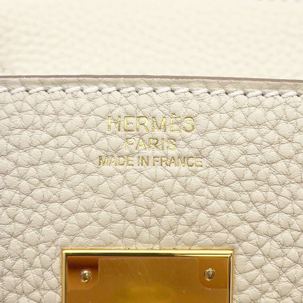 HERMES Birkin Craie Togo Leather Size 30
