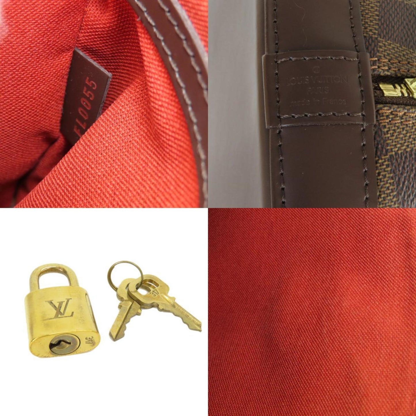 Louis Vuitton Damier Canvas Ebene Damier Canvas Handbag
