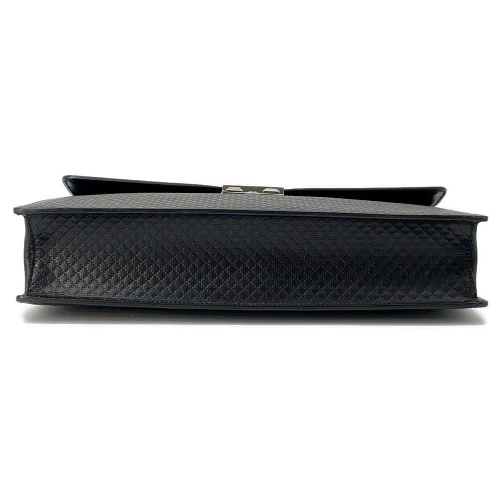 GUCCI Diamante Briefcase Black 201849 Leather