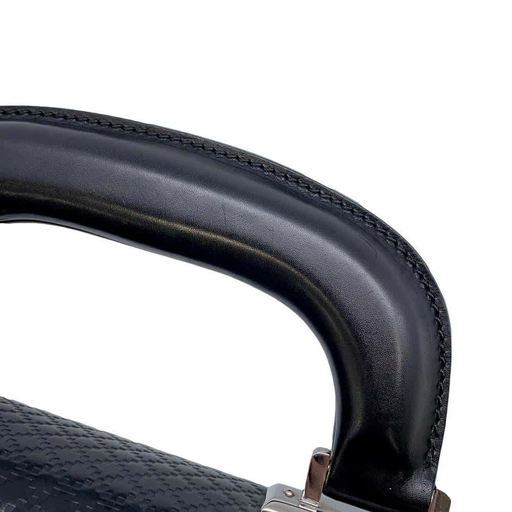 GUCCI Diamante Briefcase Black 201849 Leather