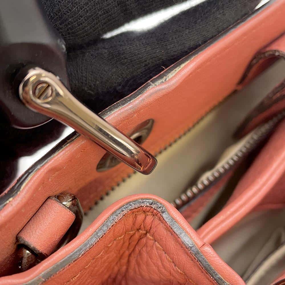 GUCCI Bamboo2wyHandbag Pink 336032 Leather