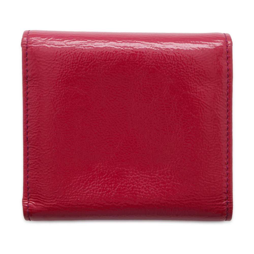 GUCCI Soho Tri-fold Wallet Pink 351485 Patent Leather