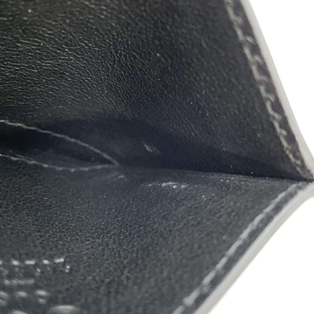 GUCCI Micro GG Card Case Black 262837 Leather