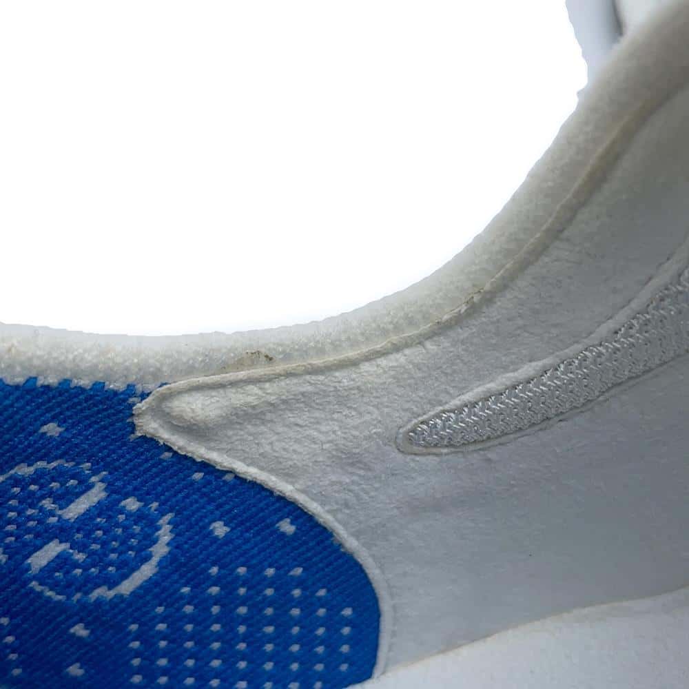 GUCCI GG Technical Knit Sneakers White/Blue 680903 Fabric Rubber Size 37