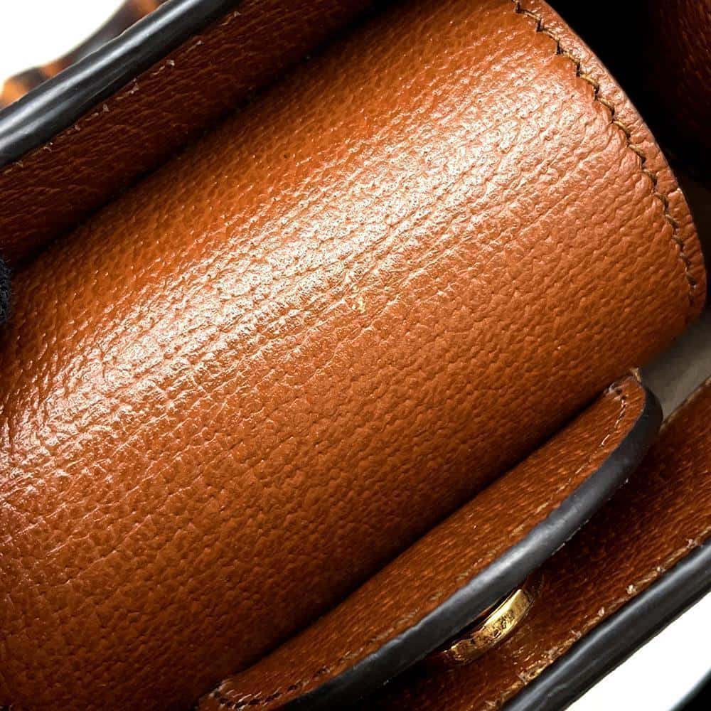 GUCCI Diana 2wayTote Bag Brown 739079 Leather Size Mini