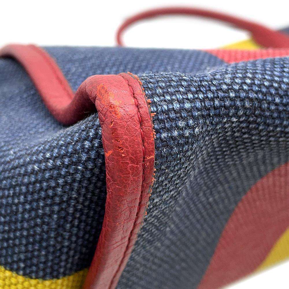 GUCCI Baiadera 2WAY Tote Bag Multicolor 630358 Canvas Leather