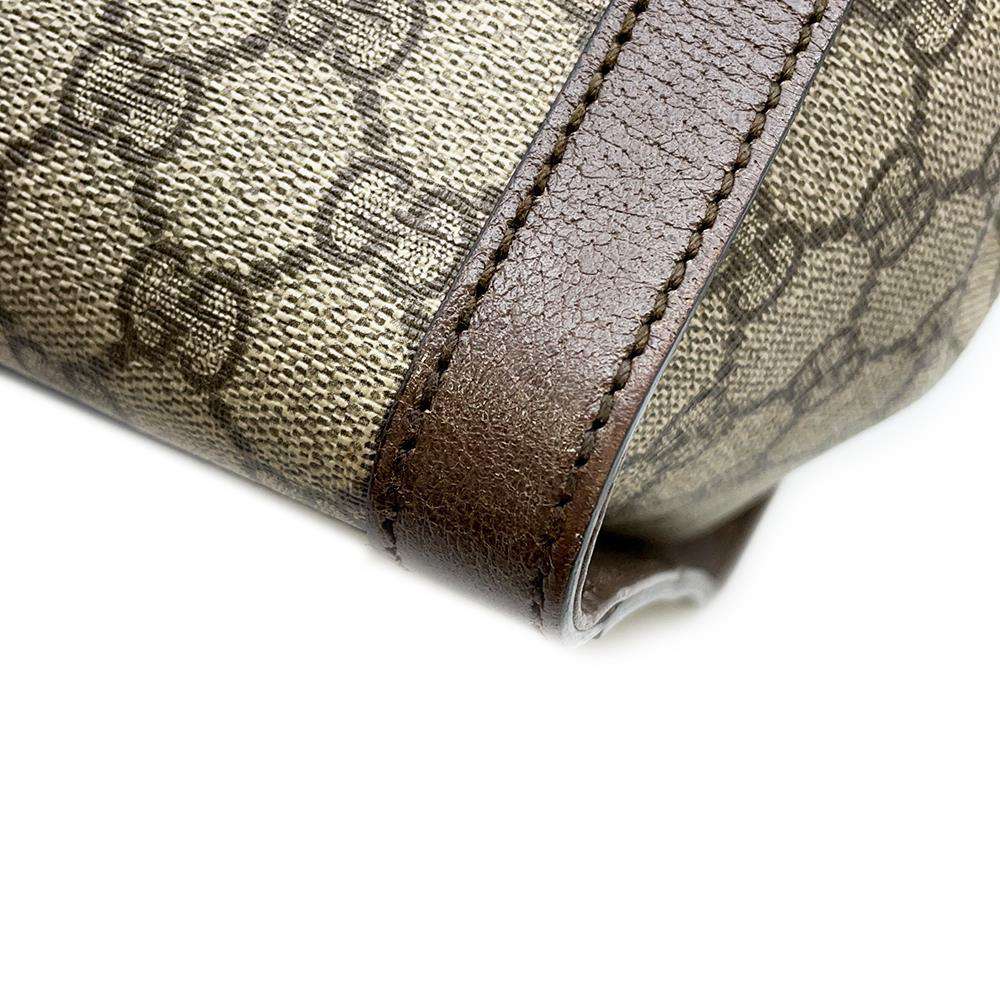GUCCI Ophidia GGMedium Handbag Beige/Brown 524537 GG SupremeCanvas Leather