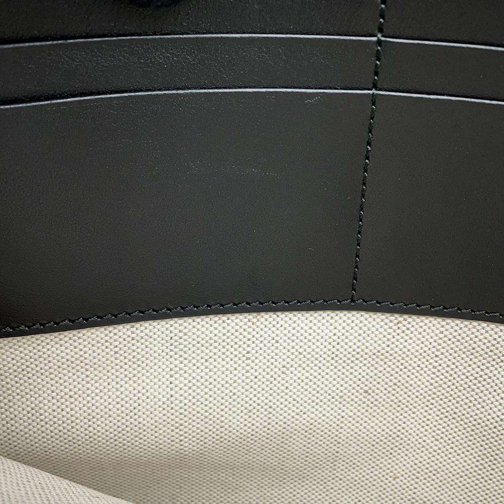 GUCCI GG embossed Clutch Bag Black 625569 Leather