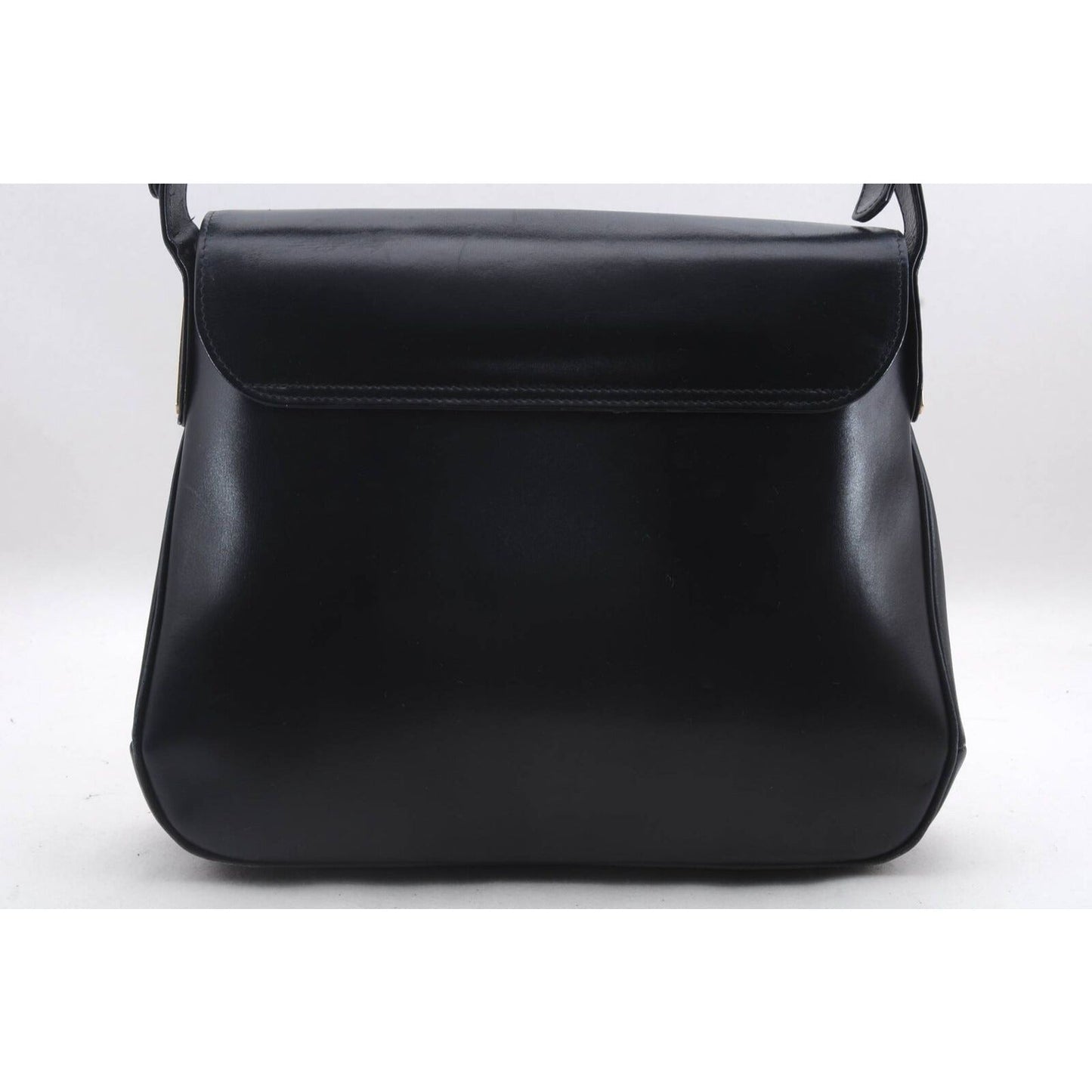 Gucci navy leather early Jackie shoulder bag with gold GG clasp
