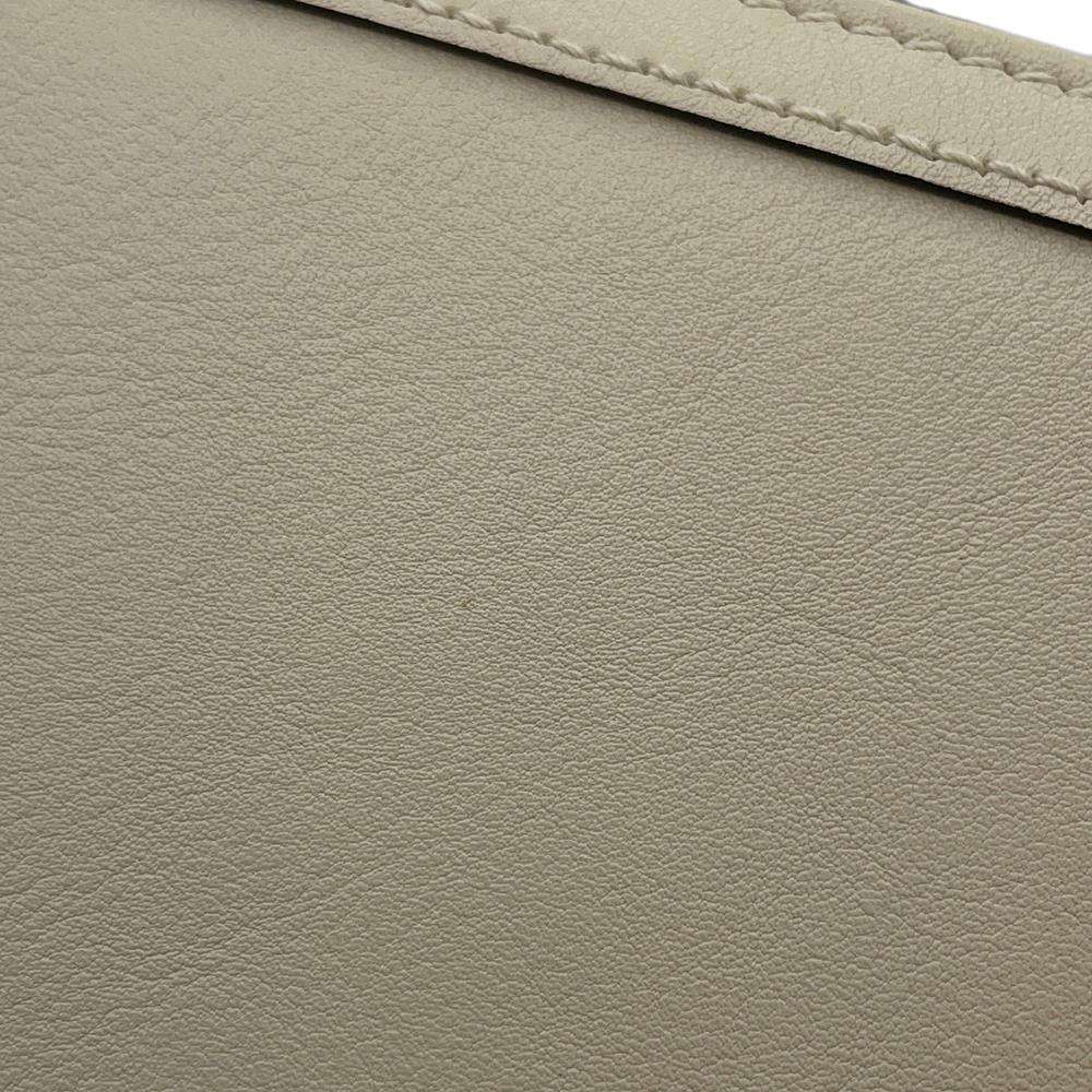 GUCCI Diana Round Zip Long Wallet Ivory 658634 Leather/Bamboo