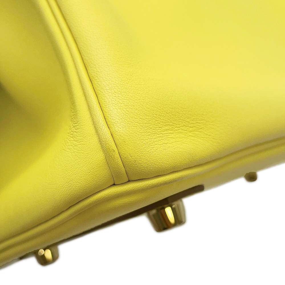 HERMES Birkin Lime Swift Leather Size 25