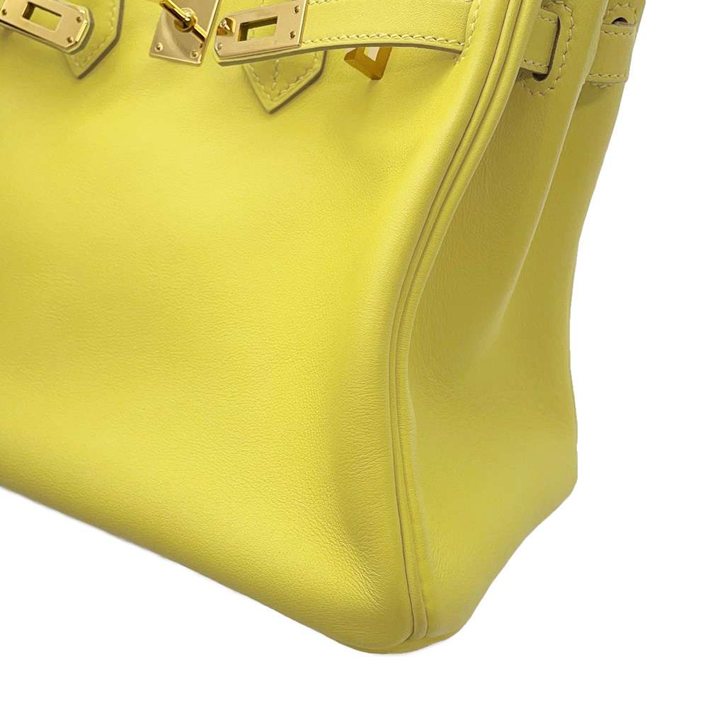 HERMES Birkin Lime Swift Leather Size 25