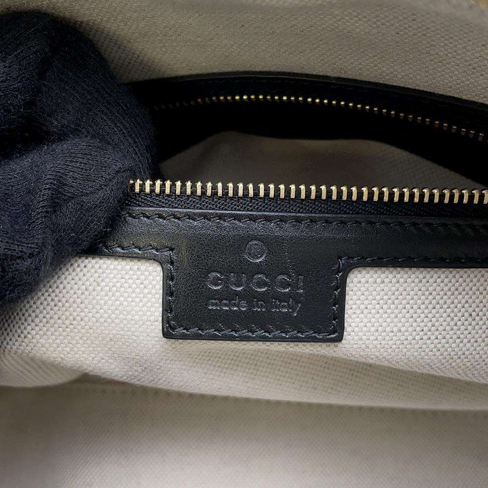 GUCCI GGMatelasse 2wayTravel Bag Black 702242 Leather Size Medium