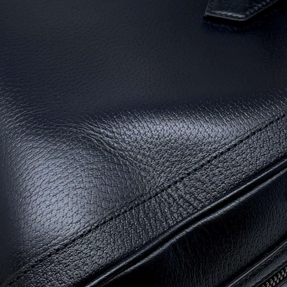 GUCCI Diana Duffle Bag Black 705373 Leather Size Medium
