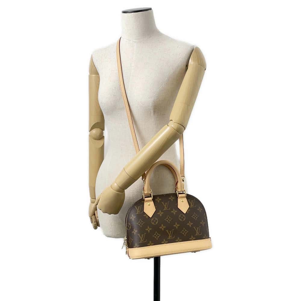 Louis Vuitton Alma BB Brown M46990 Monogram Size BB