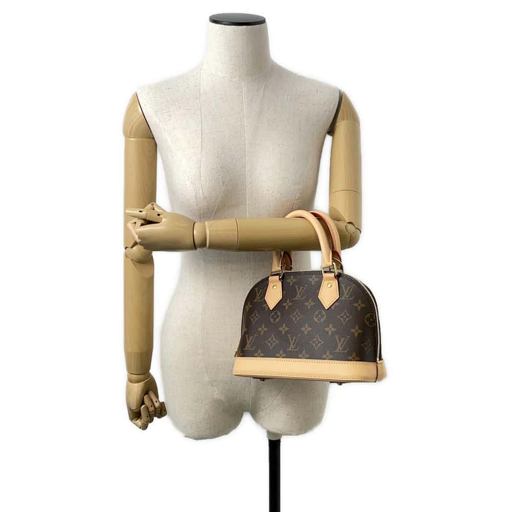 Louis Vuitton Alma BB Brown M46990 Monogram Size BB