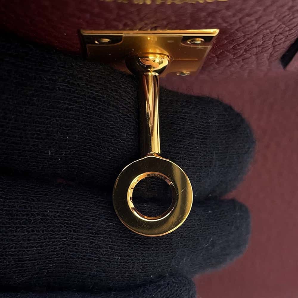 HERMES Birkin Rouge H Togo Leather Size 25