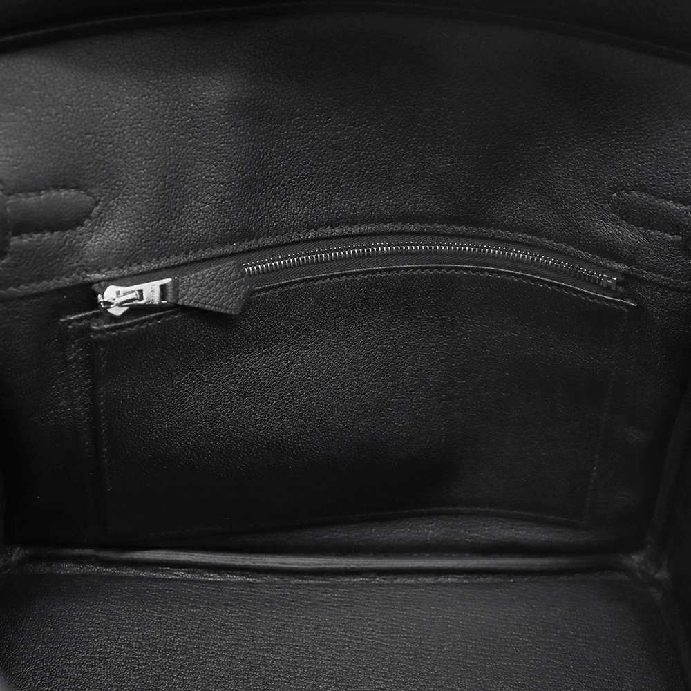 HERMES Birkin Black Togo Leather Size 25