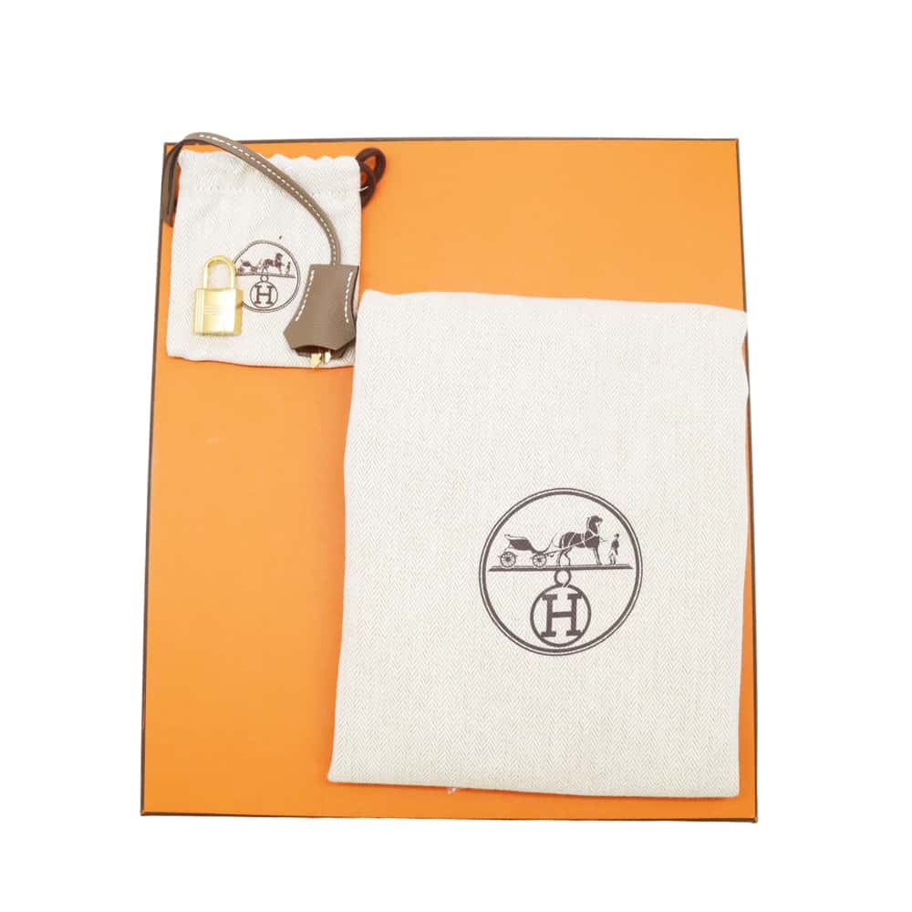 HERMES Birkin Sellier Etoupe Epsom Size 25