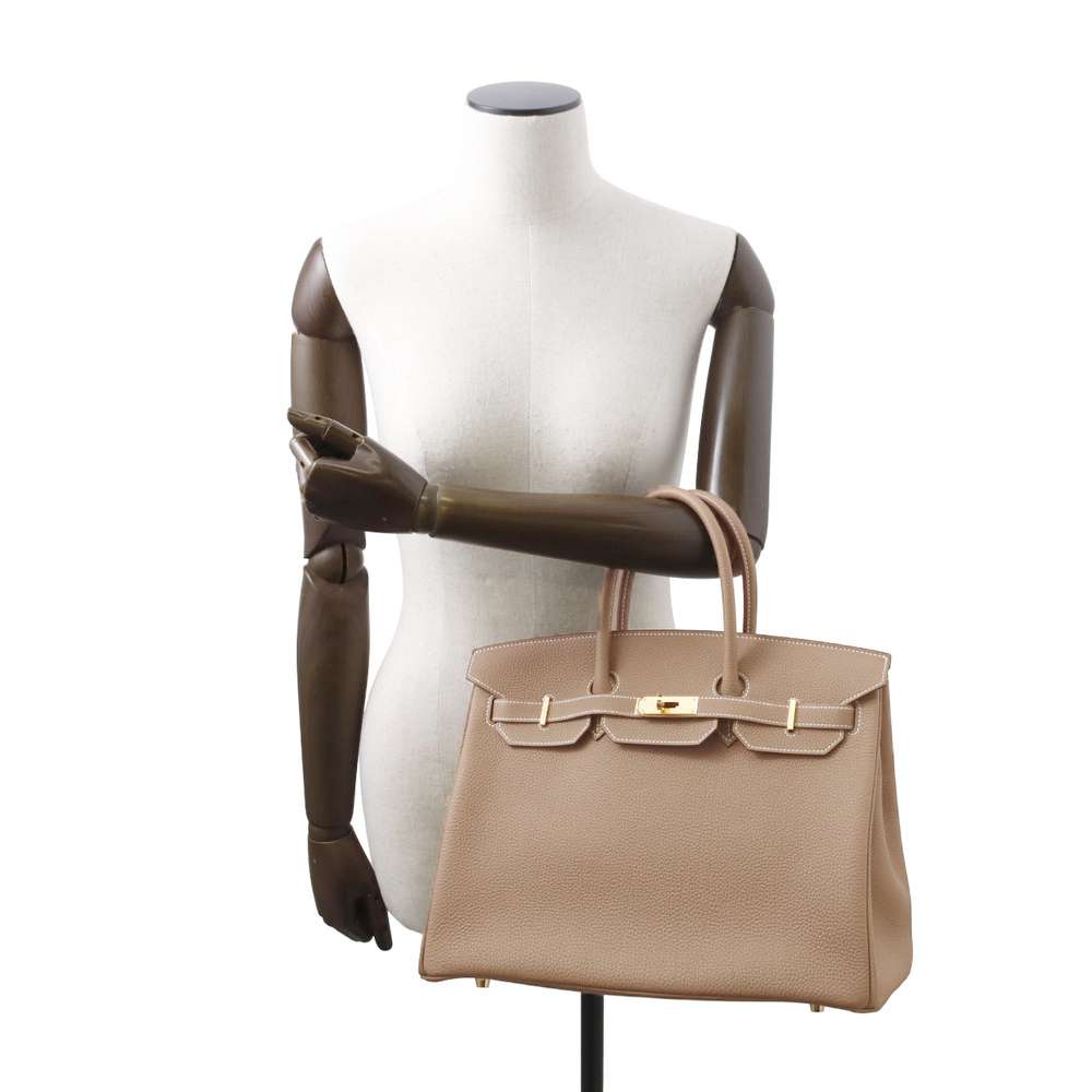 HERMES Birkin Etoupe Togo Leather Size 35