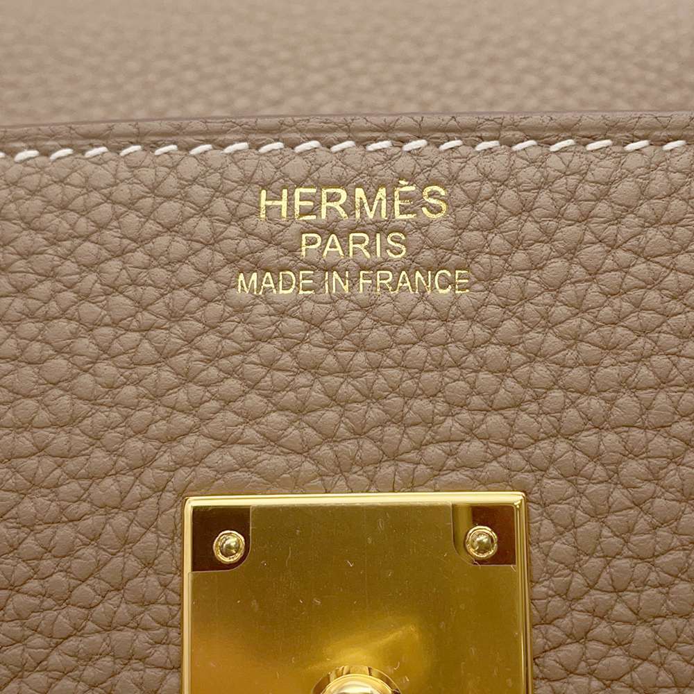 HERMES Birkin Etoupe Togo Leather Size 35