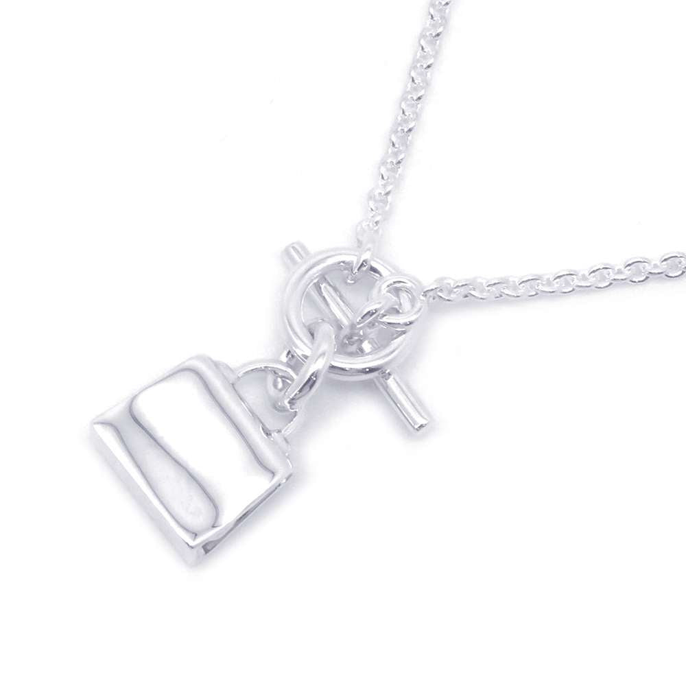 HERMES Birkin Amulette Necklace SV925
