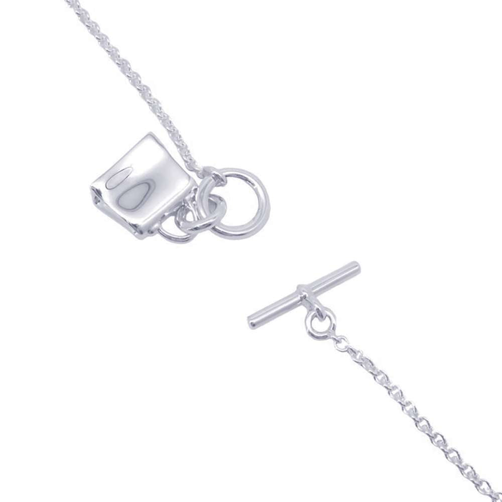 HERMES Birkin Amulette Necklace SV925
