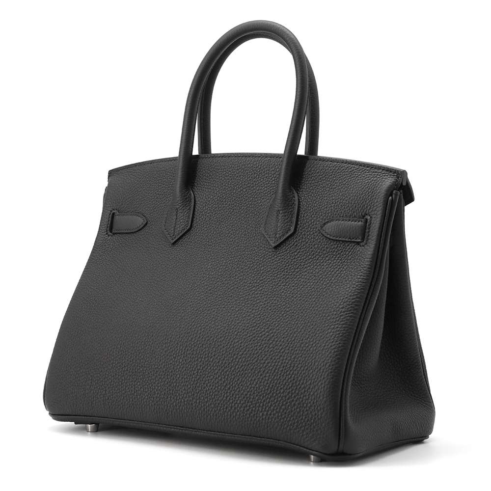 HERMES Birkin Black Togo Leather Size 30