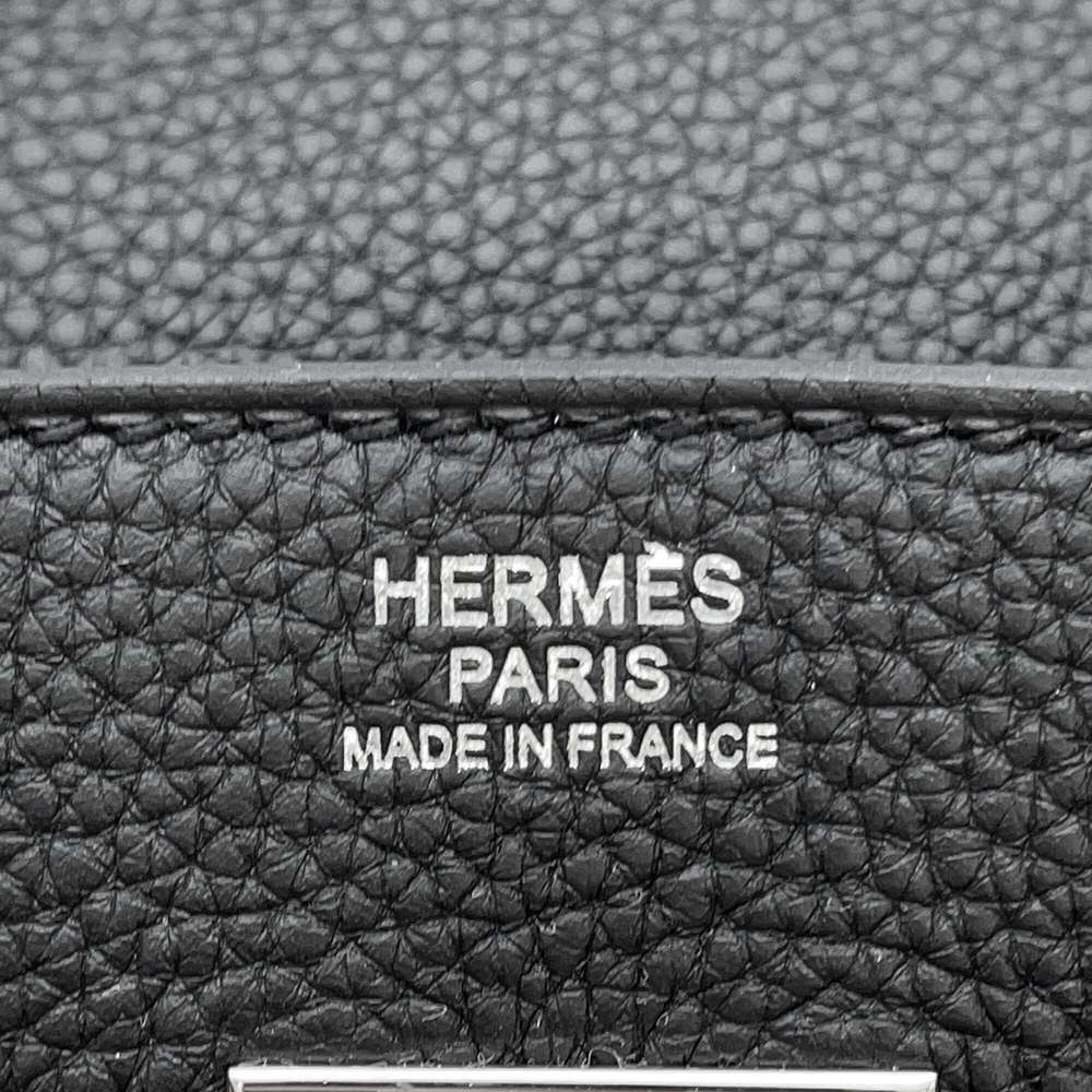 HERMES Birkin Black Togo Leather Size 30