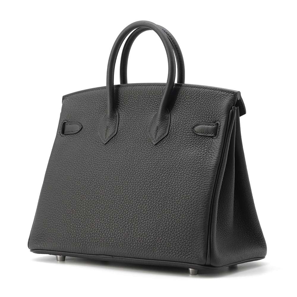 HERMES Birkin Black Togo Leather Size 25