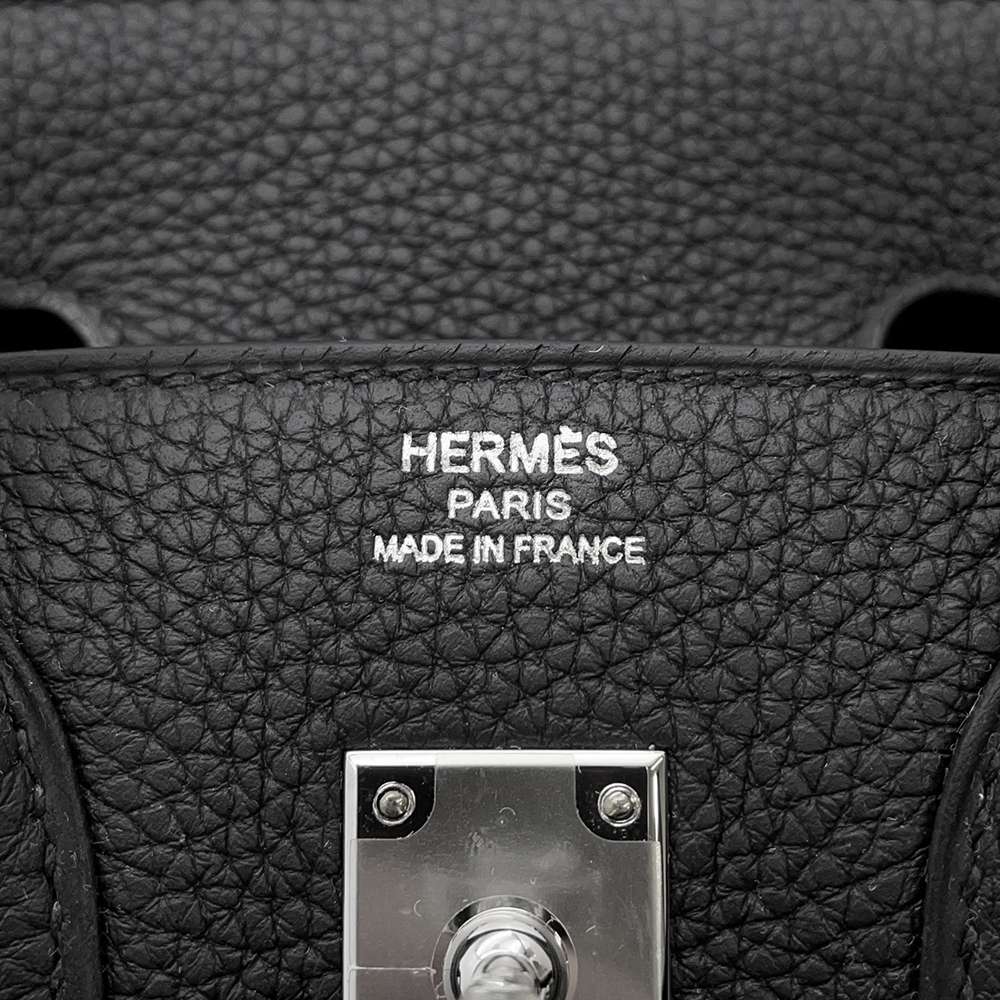HERMES Birkin Black Togo Leather Size 25