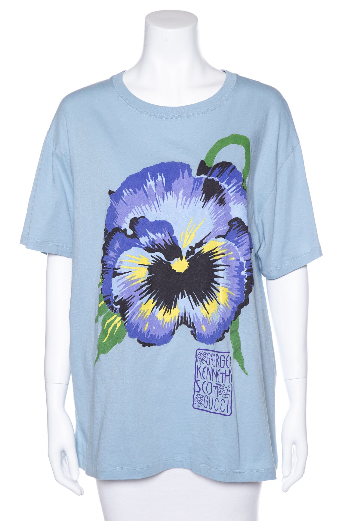 Gucci X George Kenneth Scott  Blue T-Shirt SZ L