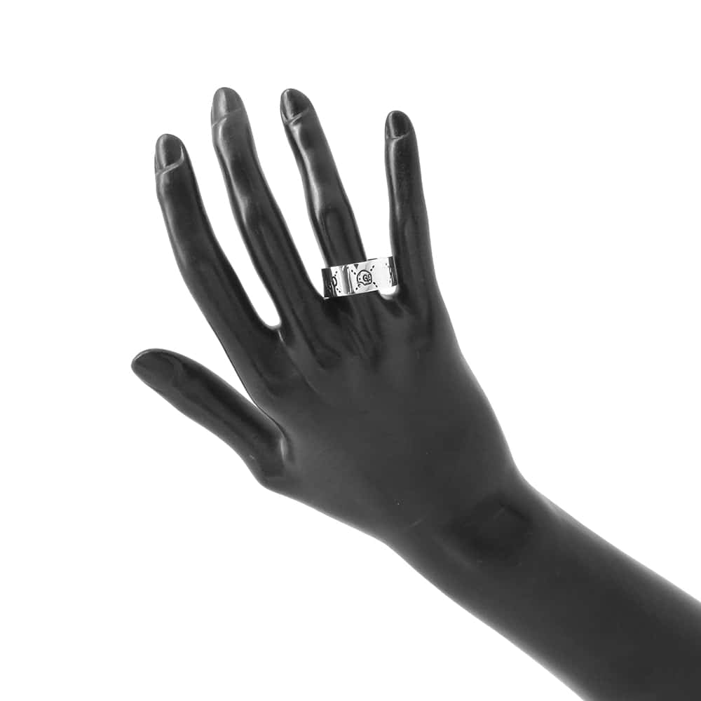 GUCCI Ghost Silver Ring Silver Ring Size 20 SV925