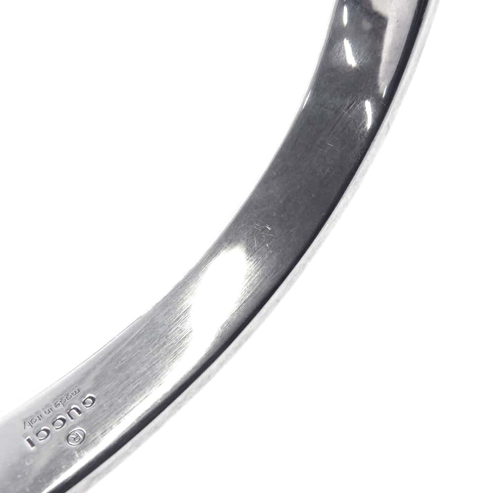GUCCI GG & Bee Bangle GG & Bee Engraving Bangle Size 19 728296 SV925