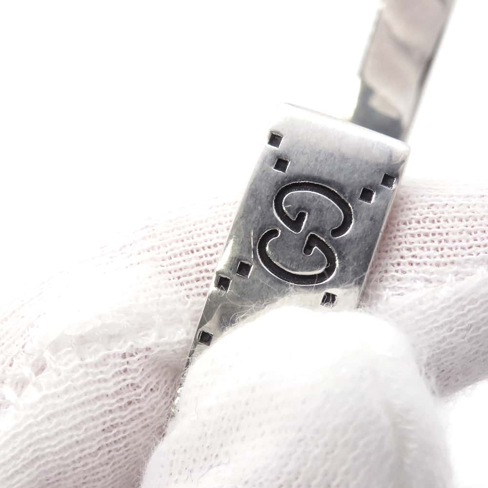 GUCCI GG & Bee Bangle GG & Bee Engraving Bangle Size 19 728296 SV925
